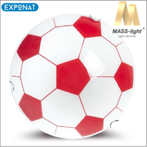 Plafonjera MASS-light Football ML-D-13 67 crvena