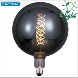 LED žarulja E-light filament ML-G200 8W E27 2200K Chrome Grey