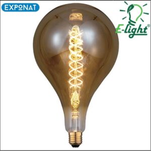 LED žarulja E-light filament ML-160 8W E27 2200K Amber Yellow