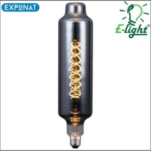 LED žarulja E-light filament ML-T75 8W E27 2200K Chrome Grey