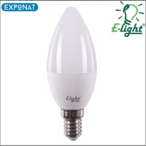 LED žarulja E-light C37 5W E14 6400K
