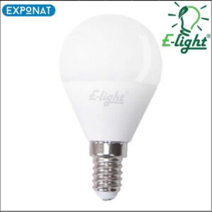 LED žarulja E-light G45 5W E14 6400K