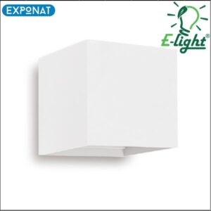 Vanjska zidna LED svjetiljka E-light SQ 6W 4000K bijela
