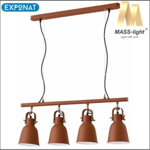 Visilica MASS-light Lennon 4XE27 bronze