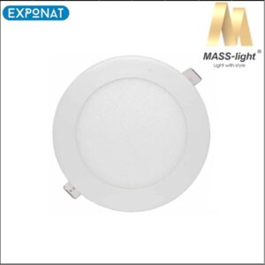 LED panel MASS-light Helios 12W okrugli ugradni 6000K