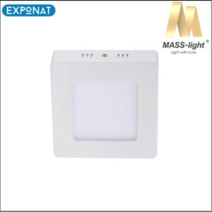 LED panel MASS-light Argos 6W kvadratni nadgradni 3000K