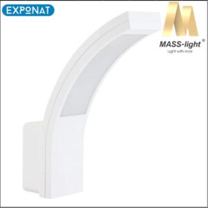 Vrtna zidna LED svjetiljka MASS-light ST53AH 10W 4000K bijela