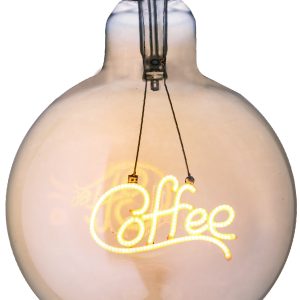 LED žarulja E-light filament ML-G125 4W E27 2200K Coffe Amber Yellow