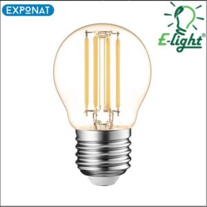 LED žarulja E-light filament G45 4W E27 4000K