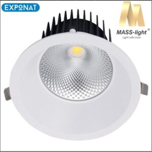 Downlight LED svjetiljka MASS-light Onyx ML40DLF81-ZP bijela