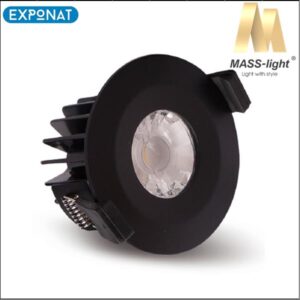 Downlight LED svjetiljka MASS-light Sirius 9W 3000-4000k-5000k BK dimabilna