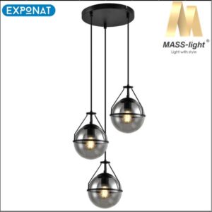 Visilica MASS-light Parma ML-6397-3 okrugla crna