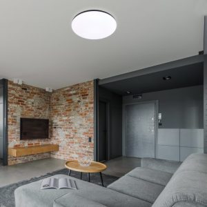 LED plafonjera E-light Aurora 18W crna