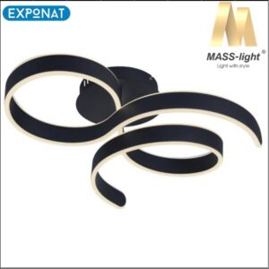 LED luster MASS-light Biglia ML-0803C01 40W crni