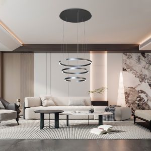 LED luster Wilkinson MSL-3529-3 crni