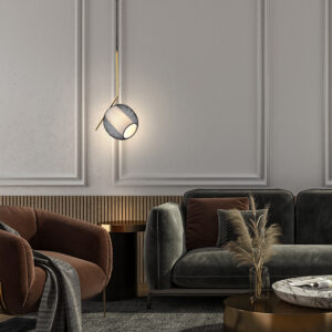 Visilica MASS-light Vincent ML-79474-1 crna