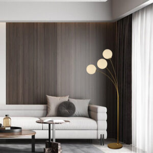 Podna svjetiljka MASS-light Perrotta ML-102-3F zlatna