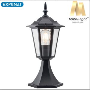 Vanjska stupna svjetiljka MASS-light Wolton ML-1003 crna