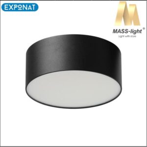 Downlight LED svjetiljka MASS-light Wallace ML-0812 8W 3000K crna