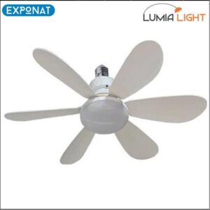 Ventilator sa LED žaruljom Lumia Light Motley bijeli