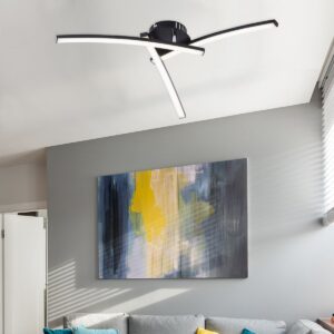 LED luster E-light Sao Paulo ML-0560B-03 18W crni