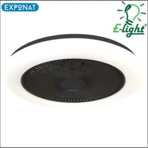 LED plafonjera sa ventilatorom E-light Denver EL-006 24W crna