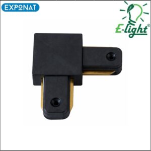 Konektor za tračnu rasvjetu E-light GU10 L crni