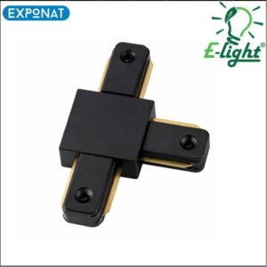 Konektor za tračnu rasvjetu E-light GU10 T crni